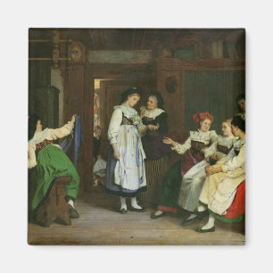 Eine Hochzeit in unterem Elsass Magnet