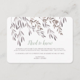 Eine Hochzeitkarte für Wildblumen Einladung