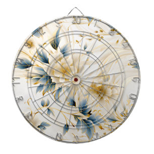Eine Hochzeitsblumenserie Design 1 Dartscheibe