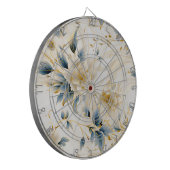 Eine Hochzeitsblumenserie Design 1 Dartscheibe (Vorderseite Links)
