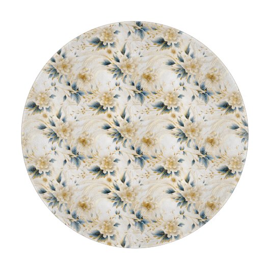 Eine Hochzeitsblumenserie Design 1 Schneidebrett (Vorderseite)