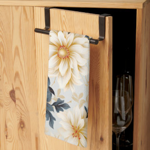 Eine Hochzeitsblumenserie Design 2 Geschirrtuch