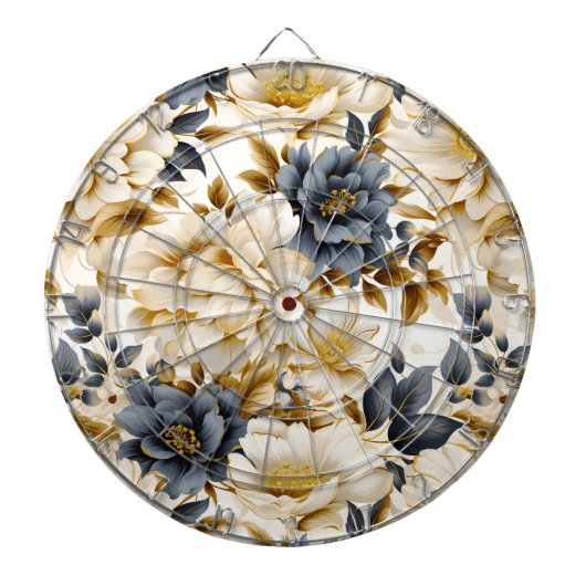 Eine Hochzeitsblumenserie Design 5 Dartscheibe (vorne)