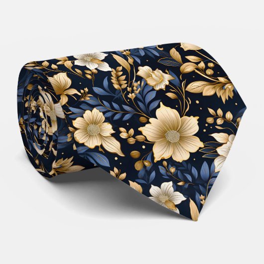Eine Hochzeitsblumenserie Design 6 Krawatte (Gerollt)