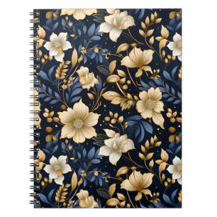 Eine Hochzeitsblumenserie Design 6 Notizblock