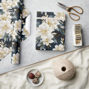 Eine Hochzeitsblumenserie Design 8 Geschenkpapier