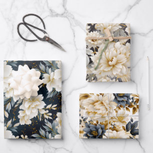 Eine Hochzeitsblumenserie Design 8 Geschenkpapier Set