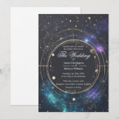 Eine Hochzeitseinladung, die Holografisches Konste Einladung (Vorne/Hinten)