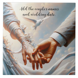 Eine Hochzeitskachel Fliese