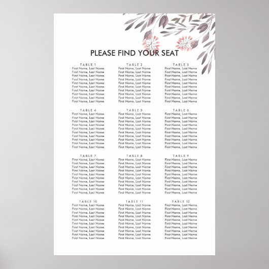 Eine Hochzeitskarte für den Sommernachtstraum Poster (Vorne)