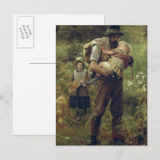 Eine hohe Belastung Postkarte (Vorne/Hinten)