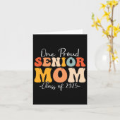 Eine hohe Mama Cl von 2025 Abschluss Groovy Karte (Gelbe Blume)