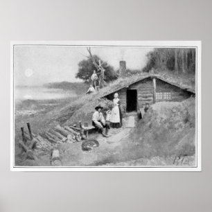 Eine Höhle in Pennsylvania Poster