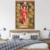 Eine Holelampe für Frauen Leinwanddruck (Insitu (Schlafzimmer))