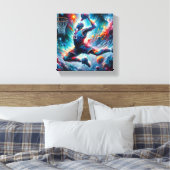 Eine Hommage an Basketball-Legends Leinwanddruck (Insitu (Schlafzimmer))