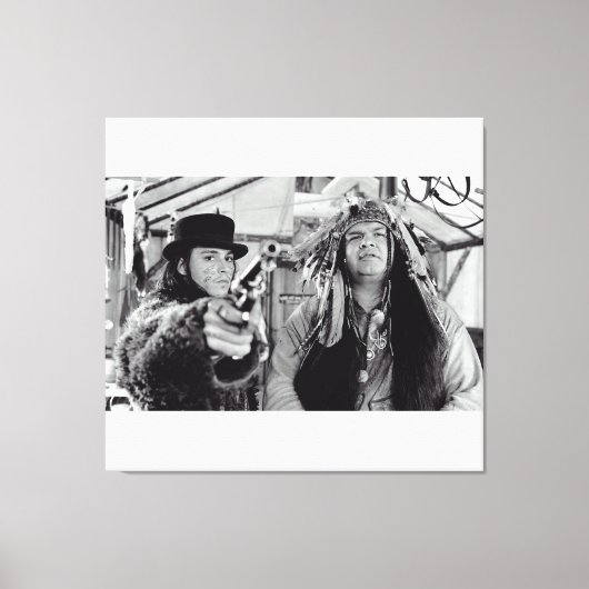 Eine Hommage an den Film DEAD MAN Leinwanddruck (Vorderseite)