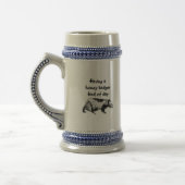 Eine Honigdachsart Tag haben Bierglas (Links)