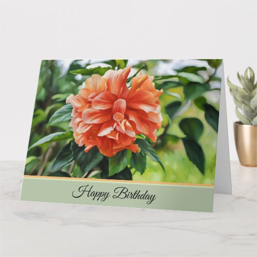 Eine Hübsche Blume - Geburtskarte Karte (Kleine Pflanze)