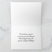 Eine Hübsche Blume - Geburtskarte Karte (Innenseite)