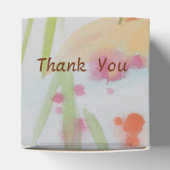 Eine hübsche Blumengeschenkbox Geschenkschachtel (Oben)