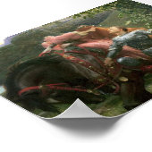 Eine hübsche Dame und ihr Ritter Poster (Ecke)