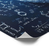 Eine humanoide Interaktion mit einem Datenboard Poster (Ecke)