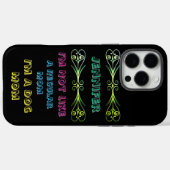 Eine humorvolle Erklärung der Hundin Case-Mate iPhone Hülle (Rückseite (Horizontal))