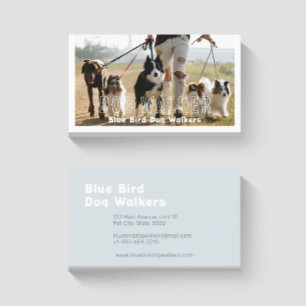 Eine Hunde-Walker-Visitenkarte Visitenkarte