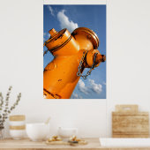 Eine Hundeperspektive Poster (Küche)