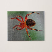 Eine hungrige Spinne wartet Puzzle (Horizontal)