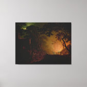 Eine Hütte in der Nacht, Joseph Wright von Derby Leinwanddruck (Vorderseite)