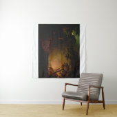 Eine Hütte in der Nacht, Joseph Wright von Derby Wandteppich (Beispiel (Horizontal))