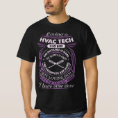 Eine HVAC-Technik zu lieben ist nicht schwer T-Shirt (Vorderseite)