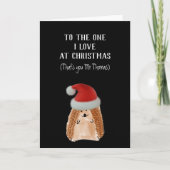 Eine I-Liebe zu Weihnachten anpassbar Karte (Vorderseite)