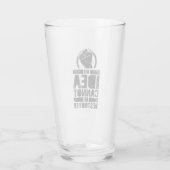 Eine Idee kann nicht zerstört werden Glas (Rückseite)