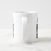 Eine Idee kann nicht zerstört werden Jumbo-Tasse (Rückseite)