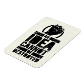 Eine Idee kann nicht zerstört werden Magnet (Linke Seite)