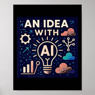 Eine Idee mit Ai Premium Poster