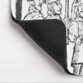 Eine Illustration einer jüdischen Hochzeit Mousepad (Ecke)