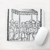 Eine Illustration einer jüdischen Hochzeit Mousepad (Mit Mouse)
