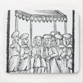 Eine Illustration einer jüdischen Hochzeit Mousepad (Vorne)