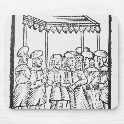 Eine Illustration einer jüdischen Hochzeit Mousepad (Vorne)