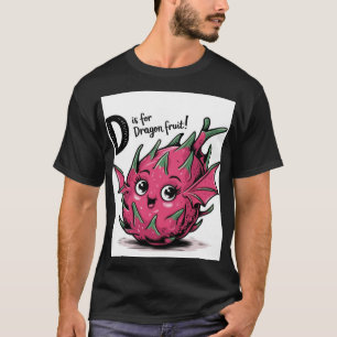 eine Illustration einer niedlichen Drachenfrucht m T-Shirt