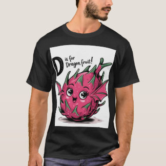 eine Illustration einer niedlichen Drachenfrucht m T-Shirt