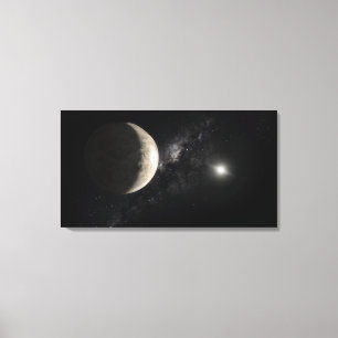 Eine Illustration von Makemake Leinwanddruck