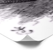 Eine Illustration zum Gedicht Jabberwocky. 1871 Poster (Ecke)