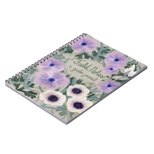 Eine im Garten arbeitenzeitschrift Notizblock (Linke Seite)