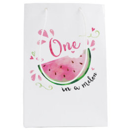 Eine im Melon 1. Geburtstag Party Mittlere Geschenktüte