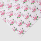 Eine im Melon 1. Geburtstag Party Seidenpapier (Ausschnitt)