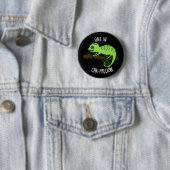 Eine in Cha-Million Funny Chameleon Pun Dark BG Button (Beispiel)